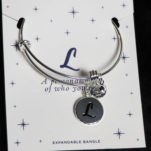 HALOS & GLORIES Bracelet letter L